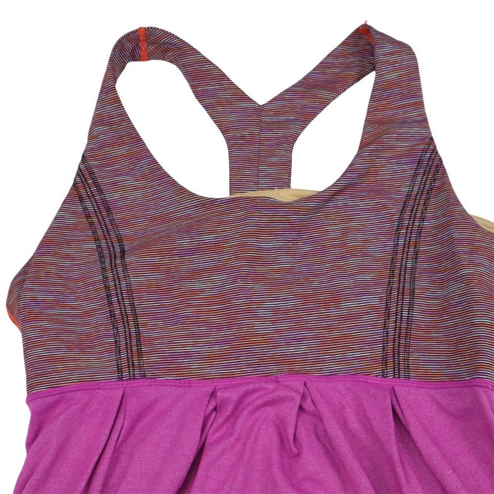 Lululemon Womens Tank Purple racerback  Size 8 - Picture 3 of 11